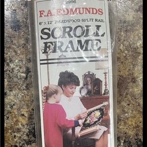 Vintage Needlepoint Kit with Floral Design